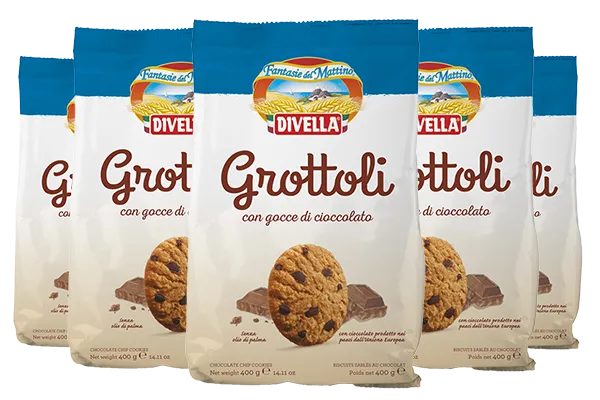 divella-frollini-grottoli-gocce-di-cioccolato-biscotti image 1