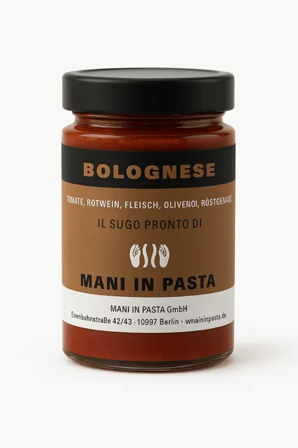 mani-in-pasta-bolognese-sauce-langsam-geschmort image 1