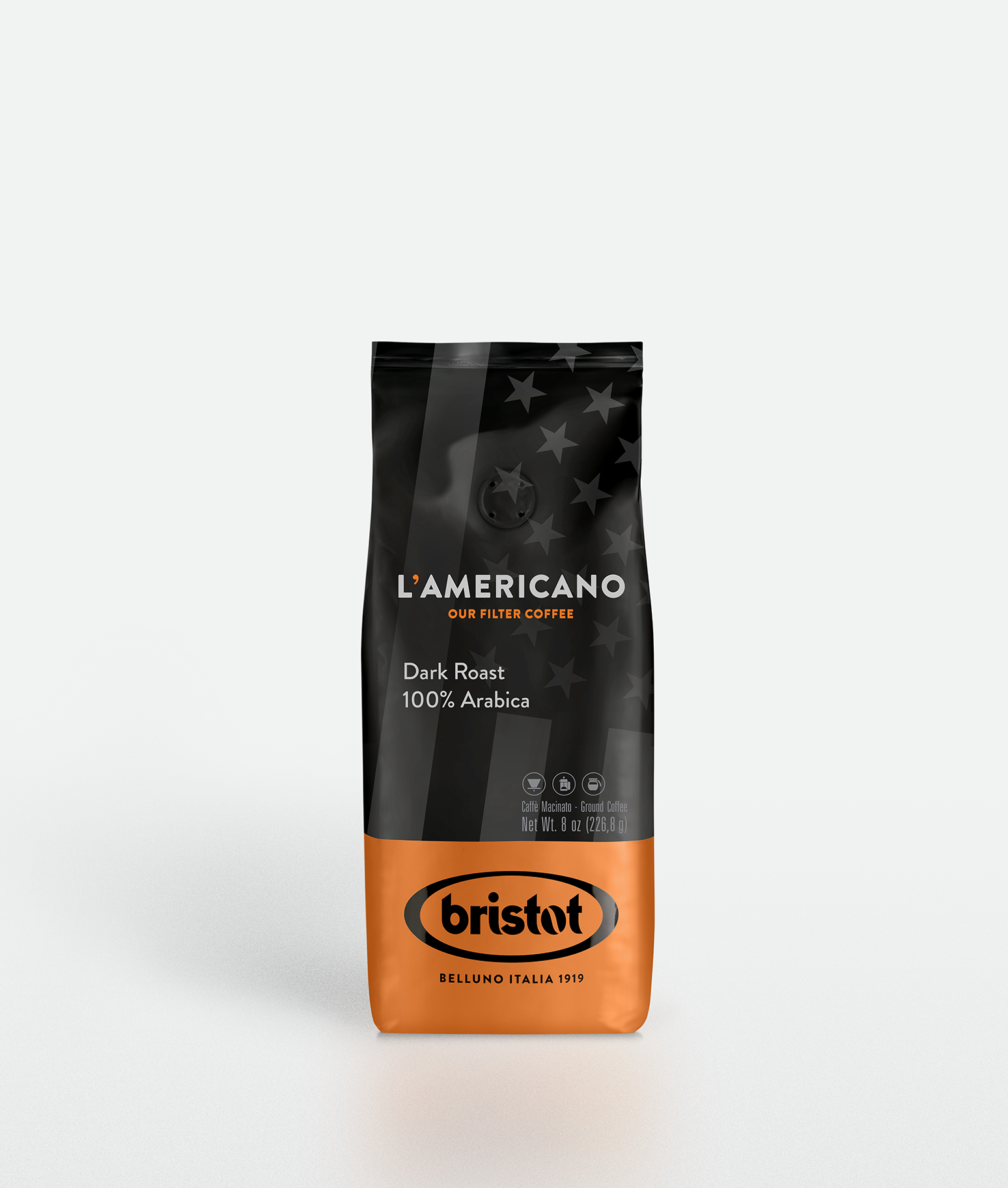 bristot-americano-dark-roast-100-arabica-caff-filtro image 1