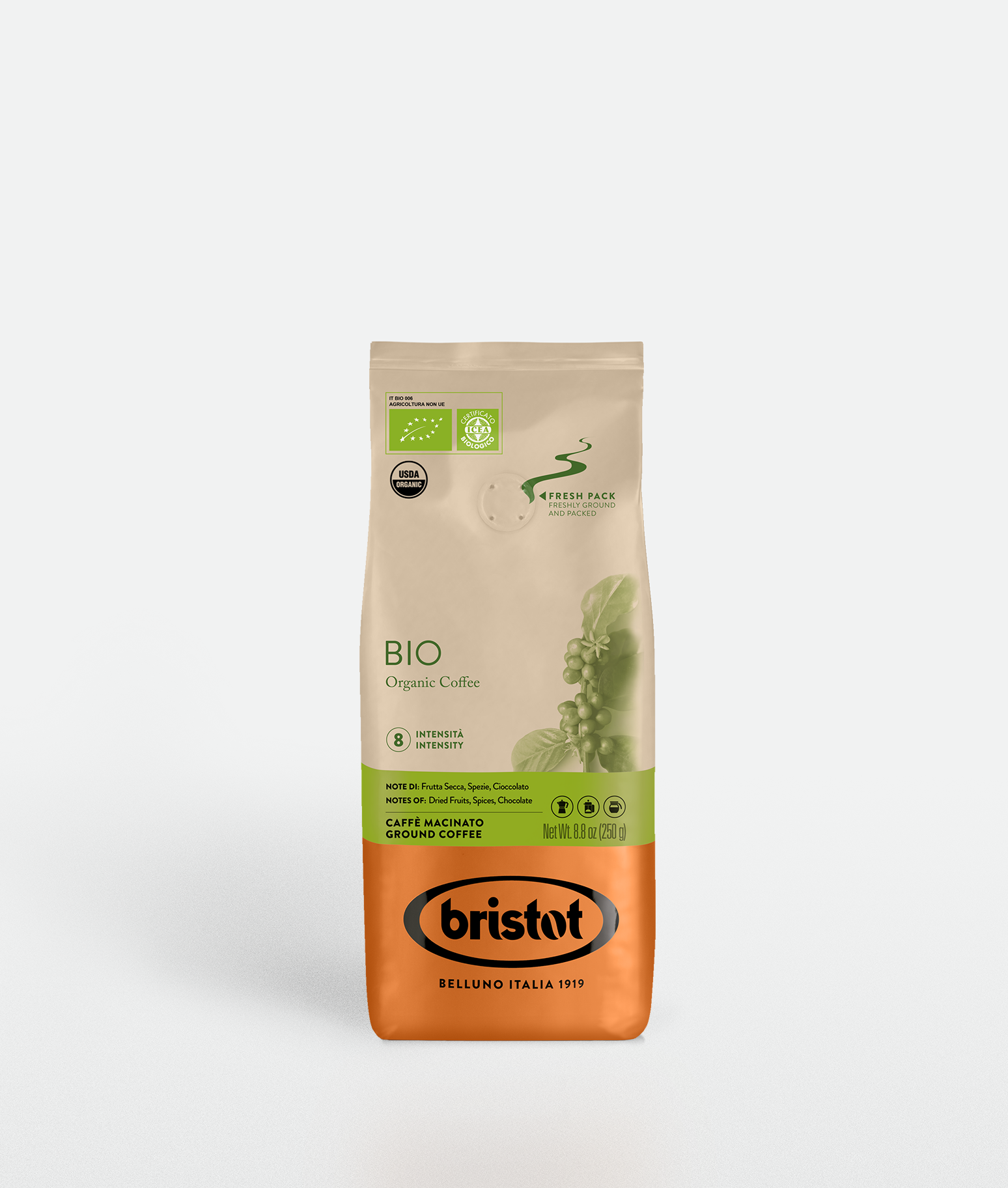 bristot-bio-organic-caff-macinato image 1